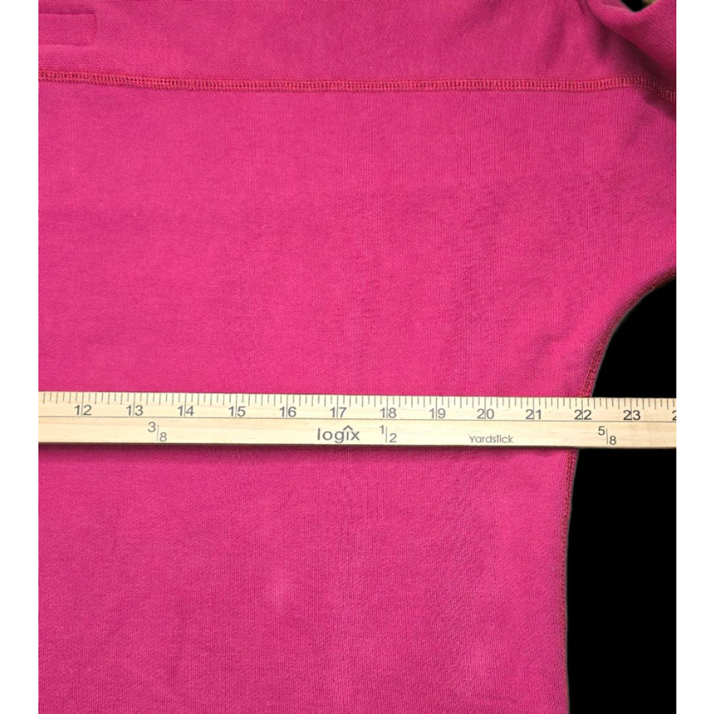 Converse Cropped Sweatshirt Red Collegiate Logo Medium Streetwear Y2K Style - Picture 6 of 8